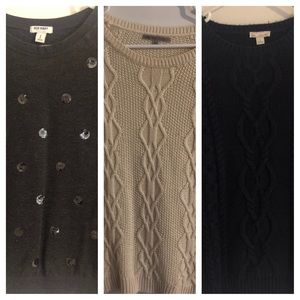 Lot of 3 Sweaters - S - GAP Old Navy